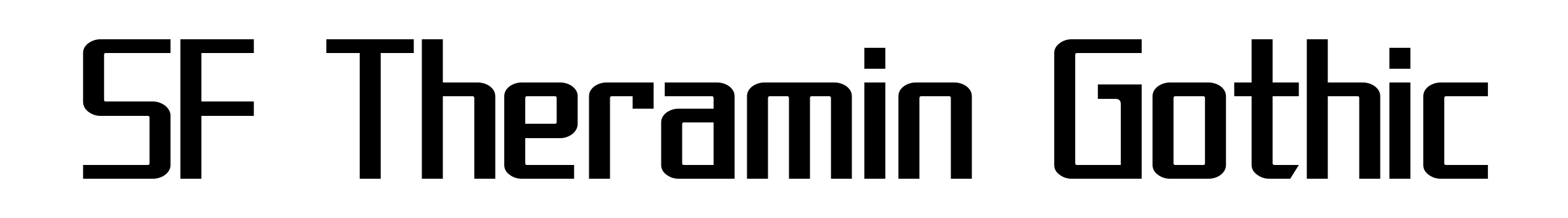 SF Theramin Gothic